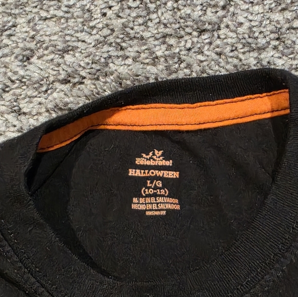 Halloween Jack-O-Lantern Tee Kids Size Large 10/12 - Picture 4 of 5